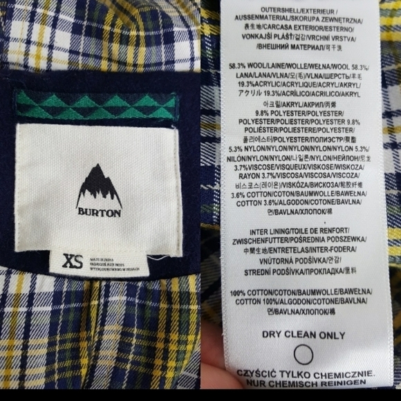 Burton Kindling snowboard‎ Wool Hooded Jacket - Picture 5 of 11